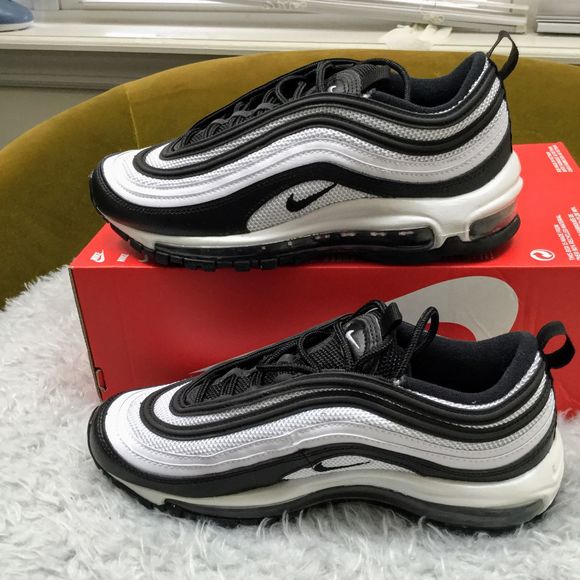 Nike Air Max 97 Panda sz 6.5 Black White - Picture 1 of 5